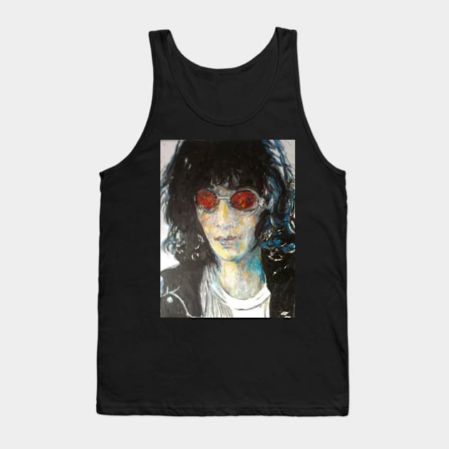 Joey Ramone Tank Top by Mike Nesloney Art